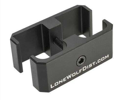 Lone Wolf Aluminum Magazine Coupler in Black Md: LWD-MagCoupler