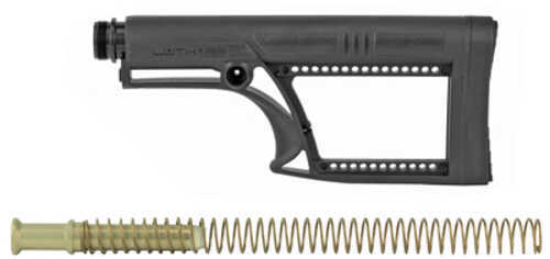 Luth-AR MBA-2 Stock With Buffer Assembly A2 Extension Tube Standard .308 Spring Black Fixed MBA-2K308
