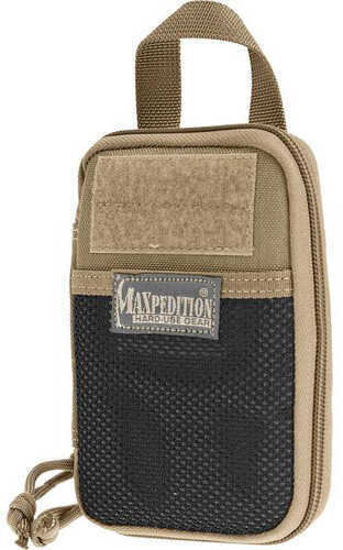 Maxpedition Mini Pocket Organizer Gear Bag 4"x1"x6" Khaki 0259K