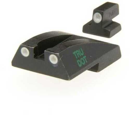 Meprolight 11766 Tru-Dot Night Sight Set S&W M&P 9/40 Full Size/Compact Tritium Green Front/Rear Black