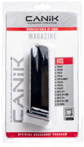 CANIK Magazine 9MM 18 Rounds Fits TP9SA TP9v2 TP9SF and TP9 Black MA2240