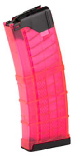 Lancer Magazine L5 Advanced Warfighter 223 Remington/556nato 30 Rounds Fits Ar Rifles Polymer Translucent Pink 999-000-2