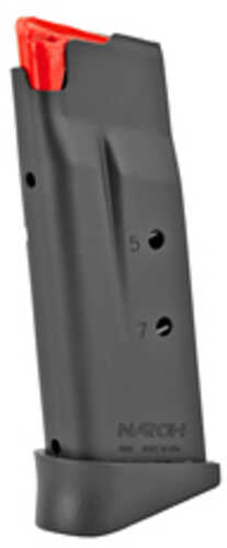 Naroh Arms Magazine N1 9mm Luger 7 Round Polymer Extended Base Plate Steel Body Matte Black