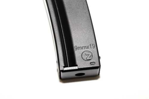 Zenith Firearms Magazine 9MM 30 Rounds Black Fits MP5 Variants ZFMGS30009BK