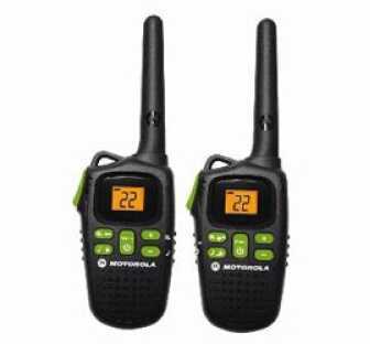 Motorola 2-Way Radios 20 Mile Range 22 Channels Dual Power Lcd Battery Meter Md200R