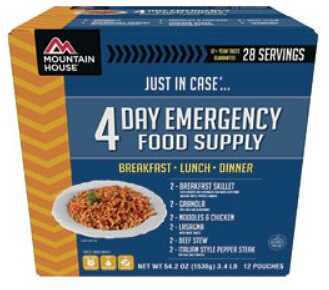 Mountain House Just in Case 4 Day Emergency Food Supply 28/serv, 12 0084606-1