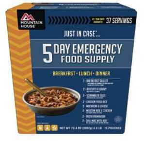 Mountain House Just in Case 5 Day Emergency Food Supply 37/serv, 15 0085606-1