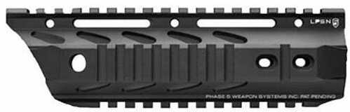 PHASE 5 WEAPON SYSTEMS LPSN75 Lo-Pro Slope Nose Quad Rail AR Platform Aluminum Black 7.5"