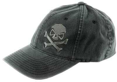 Pipe Hitters Union Skull & Crossbones Hat Black/Gray Small/Medium PC501BGRYSM