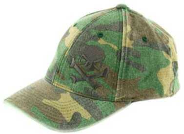 Pipe Hitters Union Skull & Crossbones Hat Camo/Black Large/XL PC501WDGRYLX