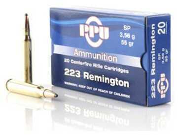 223 Rem 55 Grain Full Metal Jacket 20 Rounds Prvi Partizan Ammunition 223 Remington