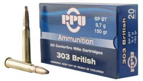 303 British 150 Grain Soft Point 20 Rounds Prvi Partizan Ammunition