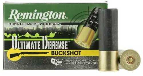 12 Gauge 3" Lead 00 Buck  15 Pellets 5 Rounds Remington Shotgun Ammunition