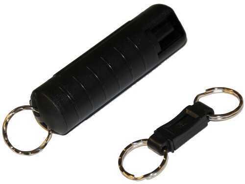 Sabre HC14BKUS02 Pepper Spray Red USA Formula With Quick Release Key Ring 25 Bursts Range 10 ft Black