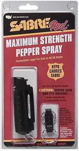 Security Equipment .5 Oz Pepper Spray With Hard Case/Belt Clip/25 Foot Range Md: HC14BKUS