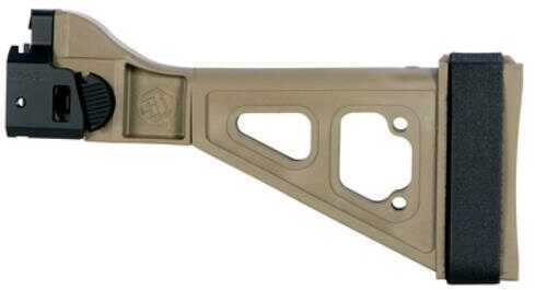 SB Tactical SBTEV-02-SB CZ Brace SBT-EVO CZ Scorpion Elasto-Polymer FDE 10.2" L x 1.25" W