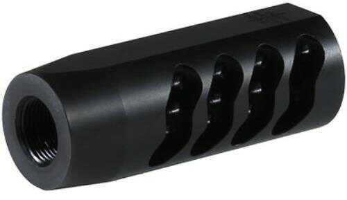 Seekins Precision 0011510035 ATC 223 Rem/5.56 NATO Muzzle Brake 1/2"-28 tpi Black Melonite 416 Stainless Steel