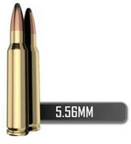 5.56mm Nato 63 Grain Soft Point 20 Rounds Nosler Ammunition