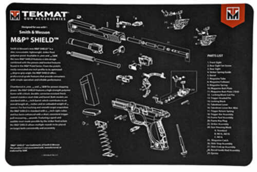 TekMat S&W M&P Shield - 11X17In