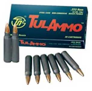223 Rem 55 Grain Full Metal Jacket 100 Rounds TULA Ammunition 223 Remington