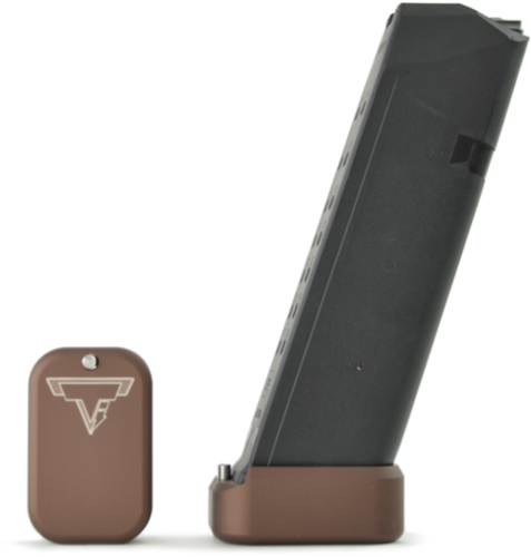 Taran Tactical Innovation for Glock 19/23 Base Pads +2/3 Coyote Bronze