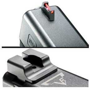 Taran Tactical Innovation Ultimate Fiber Optic Sight Set Fits Glock Black Finish