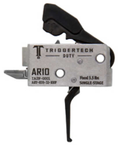 Triggertech Duty Flat Single Stage 3.5lb Pull Fits Ar-10 Anodized Finish Black Aht-sdb-33-nnf