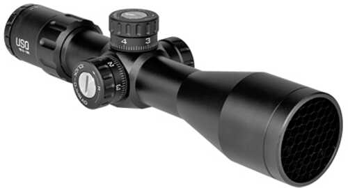 US Optics TS Series Rifle Scope 3-12X44mm 30mm Main Tube Front Focal Plane 1/10 Mil Adjustments Black Finish MIL Hunting