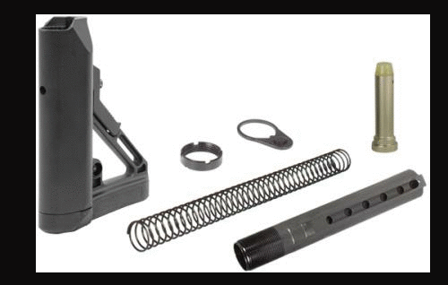 Leapers Inc. - UTG Model 4 Combat Ops S1 Stock Kit 6-Position Mil-Spec Assembly includes Extension Tube Buffer