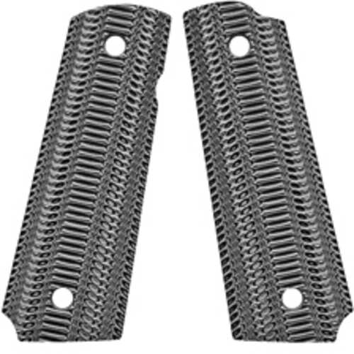 VZ Grips Alien Pistol Black/Gray Color G10 Fits 1911 Full Size Ambidextrous