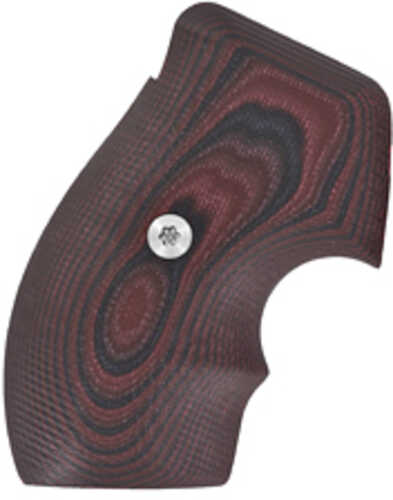 VZ Grips 320 Revolver Black Cherry Color G10 Fits S&W J Frame Round Butt