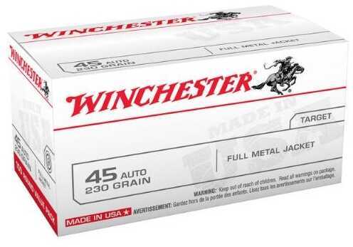 45 ACP 230 Grain ENCASED-Core Full Jacket 50 Rounds Winchester Ammunition 45 ACP