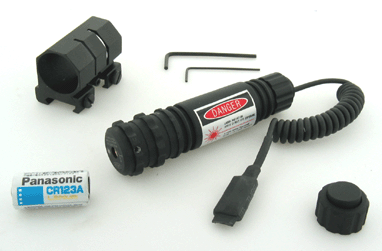 Vector Optics High PoweRed Red Laser Gun Sight With Weaver Style Rail Mount