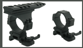 Vector Optics Military 30mm Quick Detachable Heavy Duty Scope Mount Set With Top Picatinny Rail