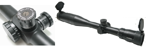 Vector Optics Varmint Rifle Scope 6-24X50mm 30mm Mono Tube Matte With 5" Sun Shade And Mil Dot Reticle