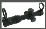 Extreme Tactical Riflescope 1-4X24mm 30mm Mono Tube Matte With First Focal Plane Multi Plex illuminated Reticle