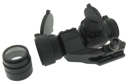 Vector Optics Red Dot Scope With 1.5 Magnifier Lens Flip-Up Cap 7 Illumination Cantilever Mount