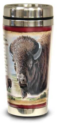 American Expedition Wildlife Steel Travel Mug - Buffalo