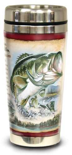 American Expedition Wildlife Steel Travel Mug - Largemouth Bass