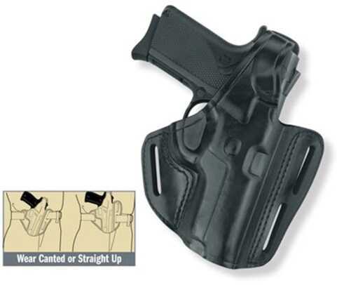 Gould & Goodrich Three Slot Pancake Holster- Black