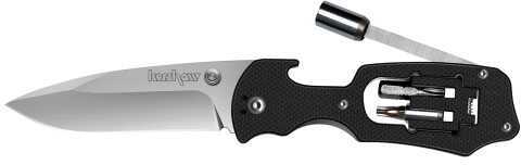 Kershaw 1920 Select Fire Multi-Tool 3.4" 8Cr13MoV Stainless Steel Drop Point Nylon Black