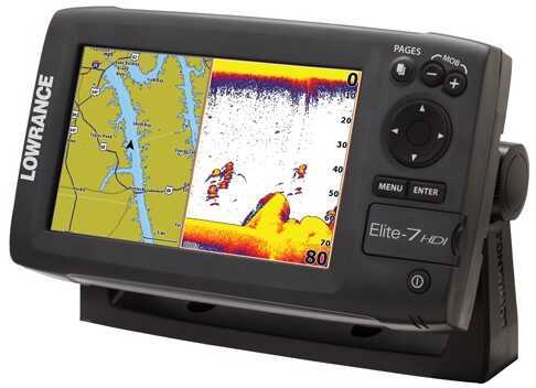 Lowrance Elite-7 Base Combo W/Xdcr 83/200Khz Md:000-10968-001