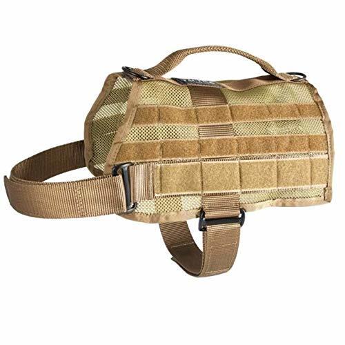 US Tactical K9 MOLLE Vest - Coyote - Large