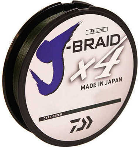 J-BRAID X4 65lb 300yd DARK GREEN Model: JB4U65-300DG