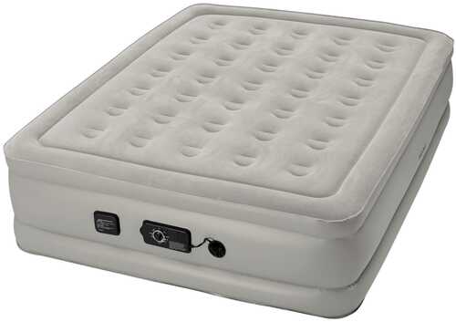 Insta-Bed Raised 19 inch Queen Airbed with NeverFLAT Pump