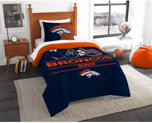 Denver Broncos Twin Comforter Set