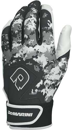 DeMarini Digi Camo II Adult Batting Glove-Black 2XL