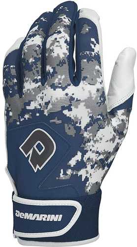 DeMarini Digi Camo II Adult Batting Glove-Navy Medium