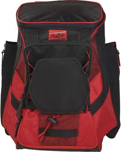 Rawlings R600 Players Baseball Backpack Scarlet