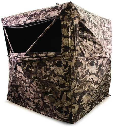 HME HMEGRDBLND3CVD Executioner Three-Person Blind Cervidae Camo 75" W X 67" H